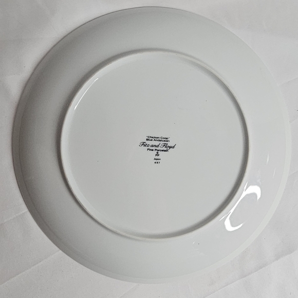 3 Fritz and Floyd Chicken Coop Porcelain Plates - Picture 5 of 7